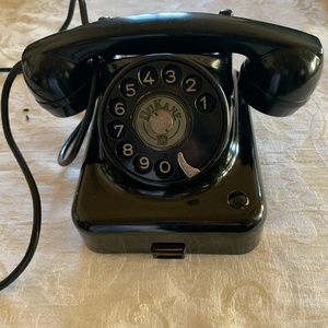 Antique Dukane Bakelite Rotary Telephone